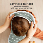NR KEABABIES 8-PACK HALLO DROOL BIBS | FLEUR