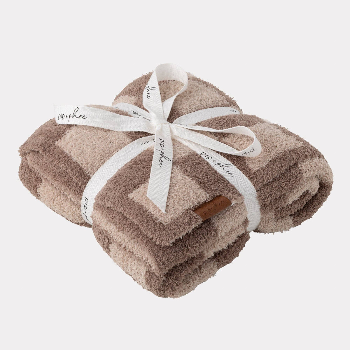 NR PIP PHEE TODDLER PLUSH BLANKET | PINK CHECK