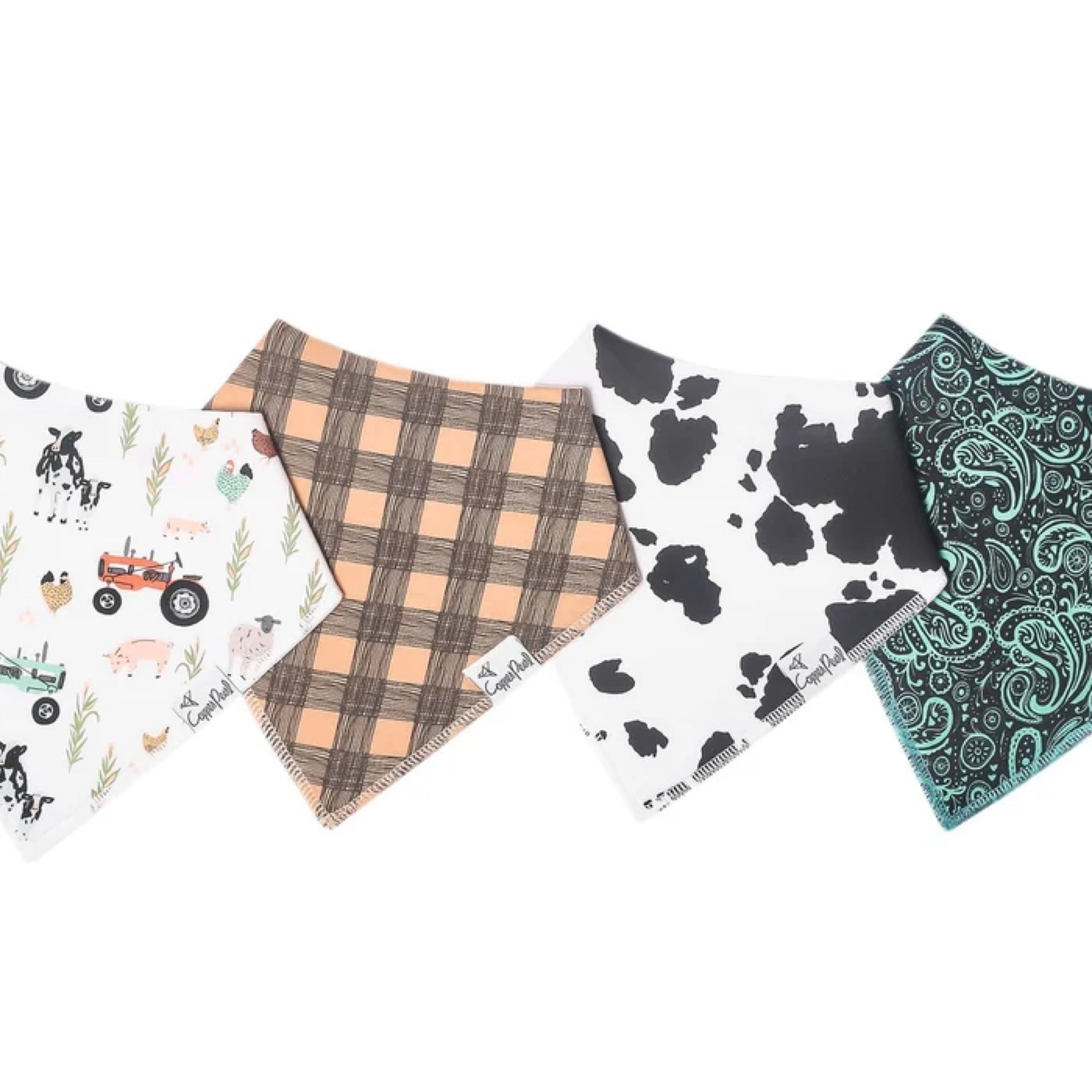 NR COPPER PEARL BANDANA BIBS | FARMER JO