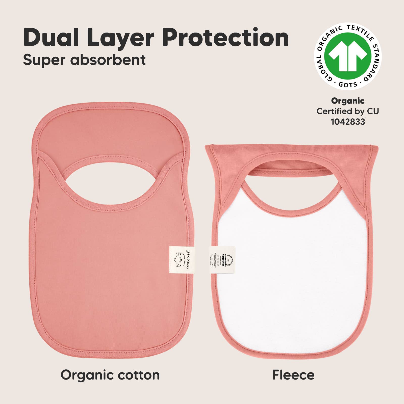 NR KEABABIES 8-PACK HALLO DROOL BIBS | BUTTERFLIES