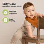NR KEABABIES BABY BANDANA BIBS | 8-PACK | MOODY SOLIDS