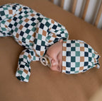 NR PIP + PHEE BAMBOO FOOTED SLEEPER | MULTI CHECKS LE