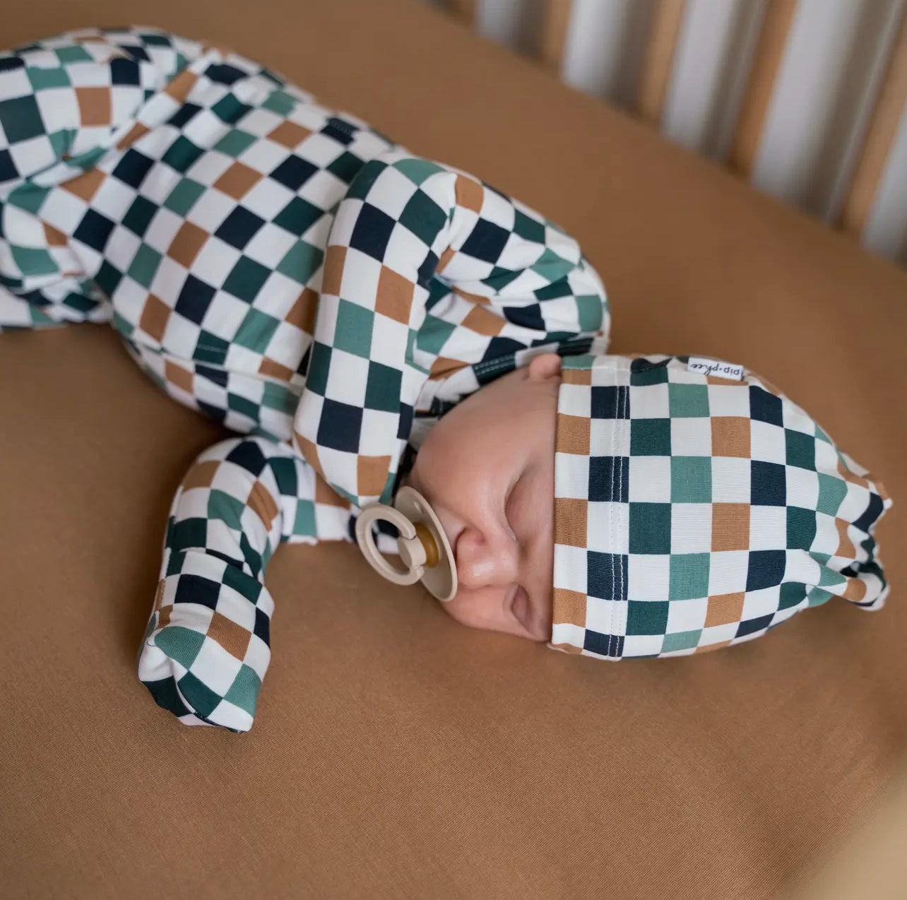NR PIP + PHEE BAMBOO FOOTED SLEEPER | MULTI CHECKS LE