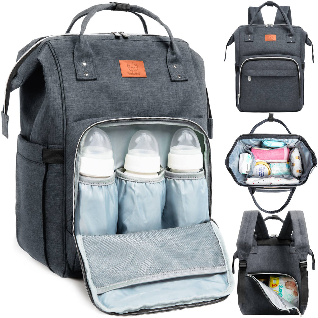 NR KEABABIES DIAPER BAG BACK PACK | MYSTIC GRAY