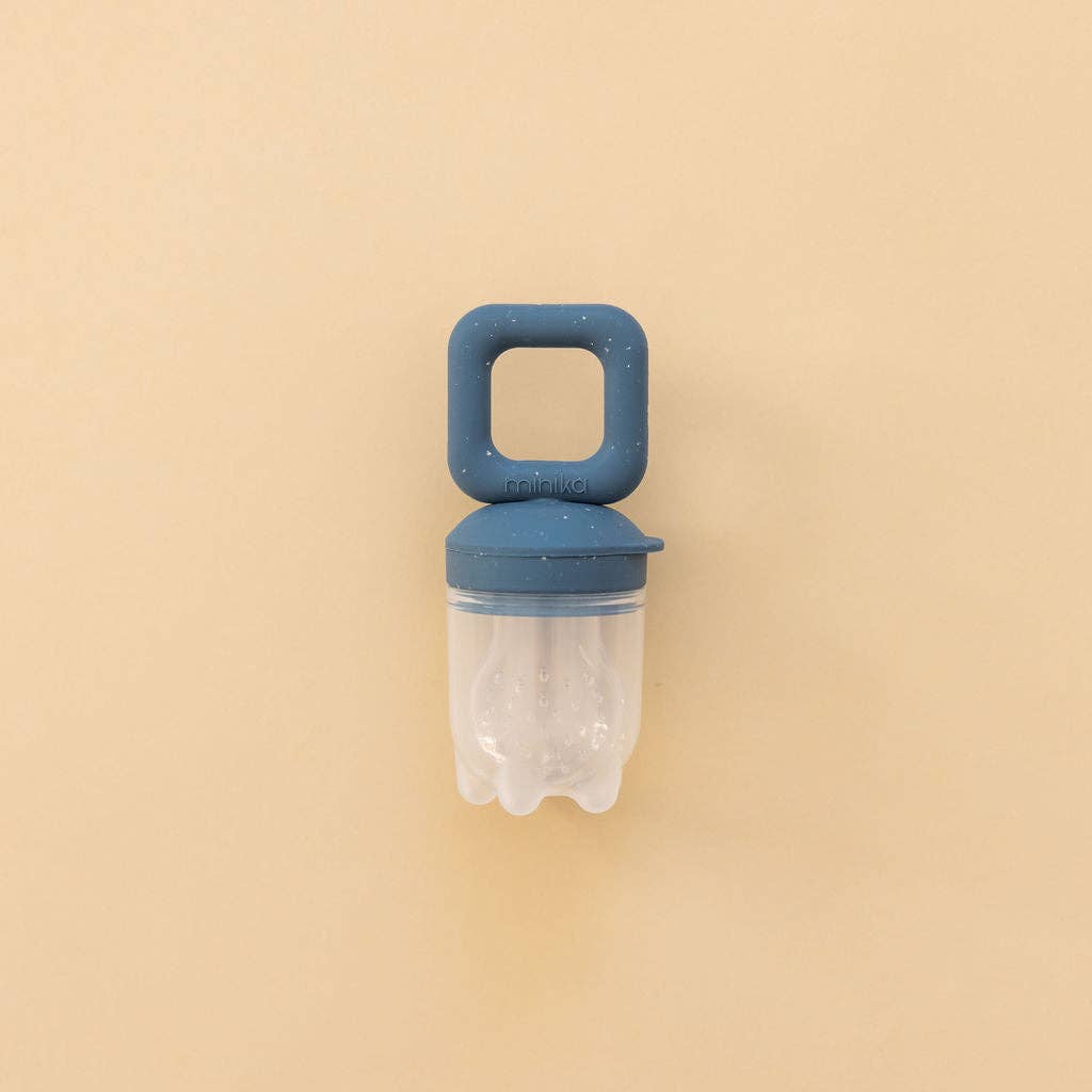 NR SILICONE FEEDER TEETHER | INDIGO MINIKA