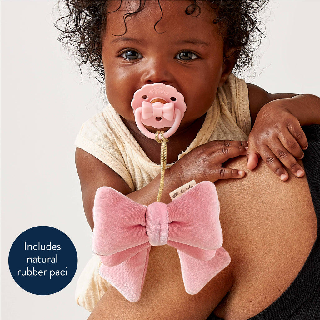 NR BITZY PAL NATURAL PACIFIER PLUSH | GOOSE