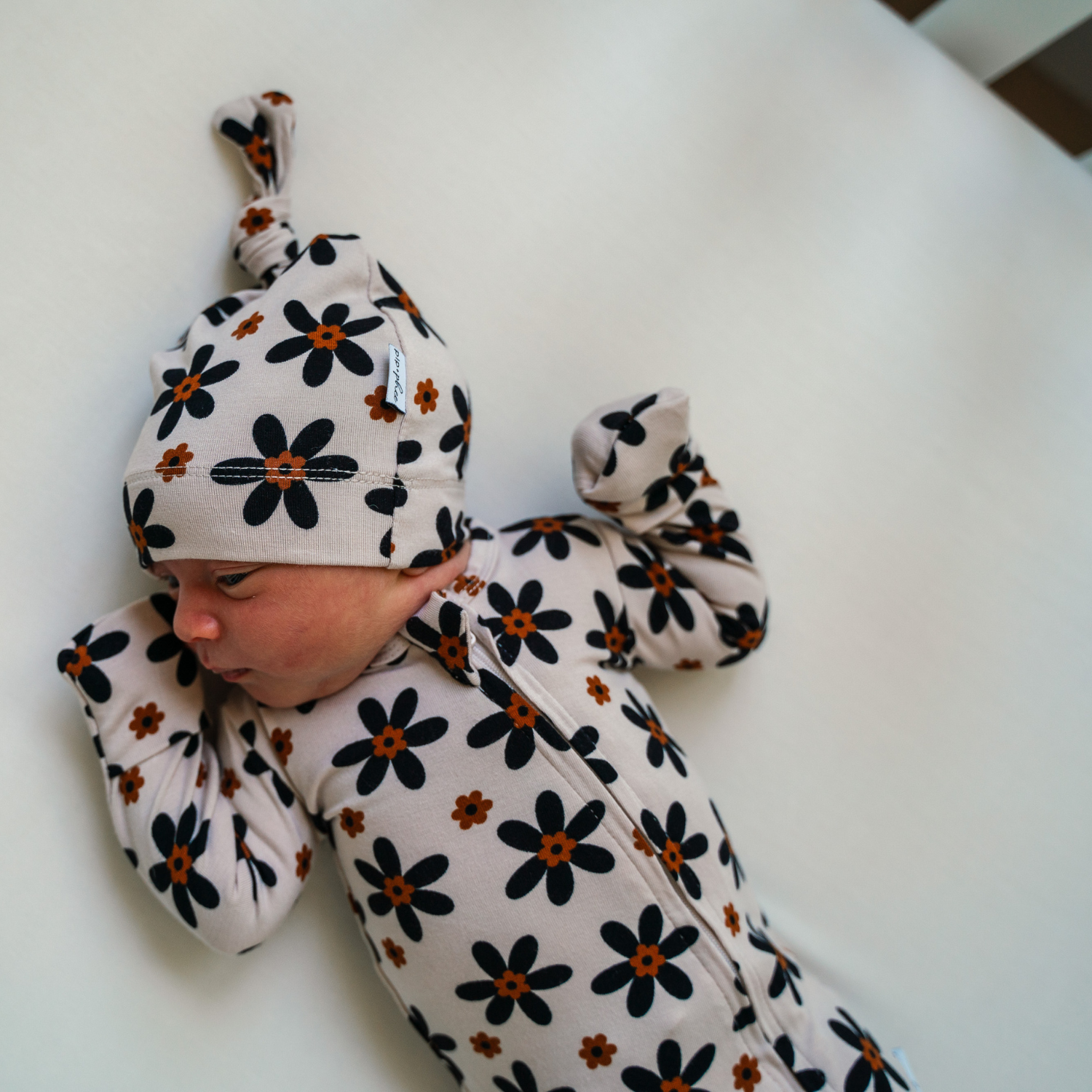NR PIP + PHEE BAMBOO FOOTED SLEEPER | BOHO DAISIES