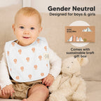 NR KEABABIES 8-PACK HALLO DROOL BIBS | WILDERNESS