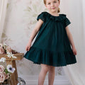 Organic Cotton Calianna Dress - Deep Fern