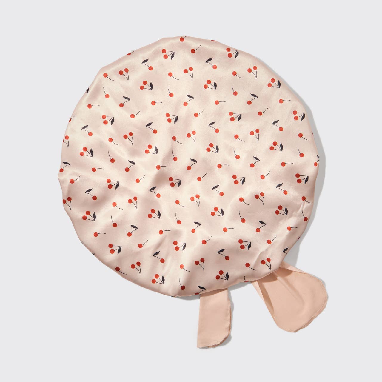 NR KITSCH ADJUSTABLE OVERSIZED SATIN BONNET | CHERRY