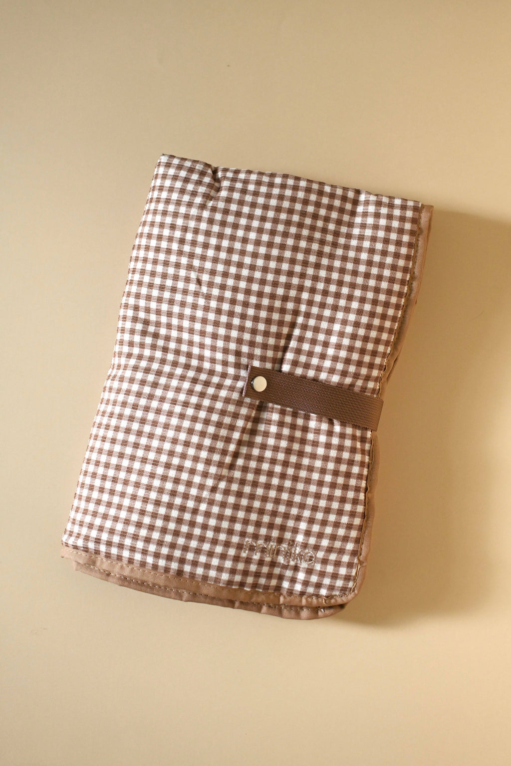 NR MINIKA DIAPER BAG | VICHY BROWN