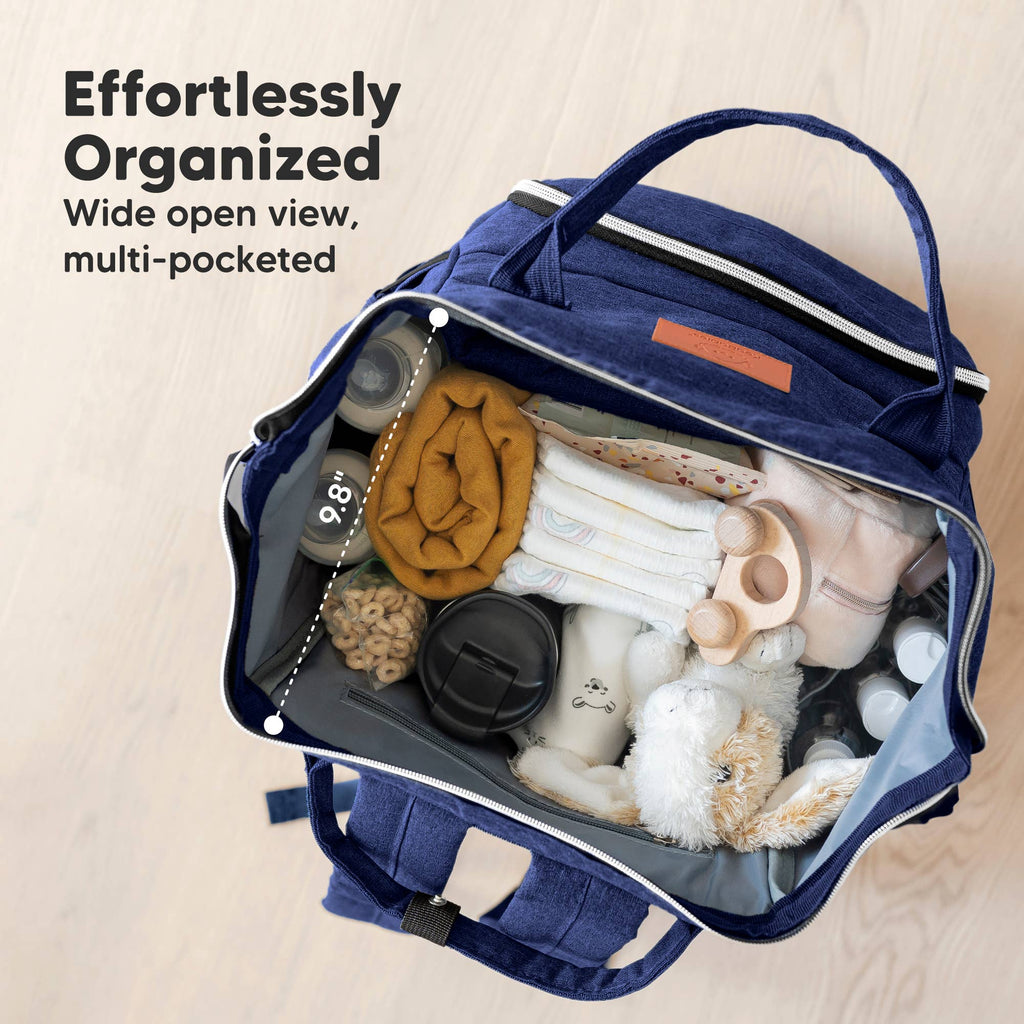 NR KEABABIES DIAPER BAG BACK PACK | MARINE BLUE
