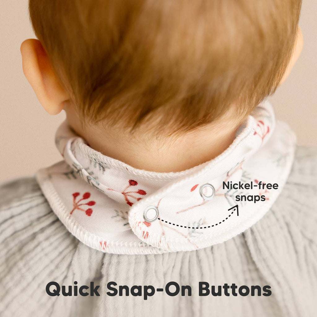 NR KEABABIES BABY BANDANA BIBS | 8-PACK | BUTTERFLIES