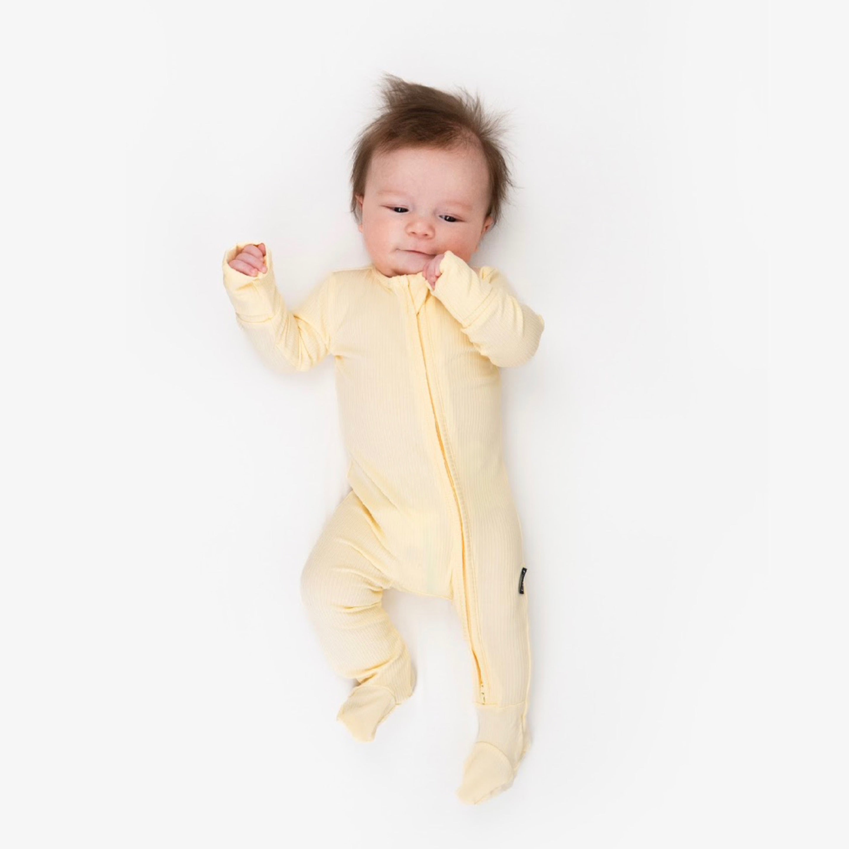 NR BELAN J VANILLA | FOOTED ZIPPER SLEEPER