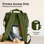 NR KEABABIES DIAPER BAG BACK PACK | OLIVE