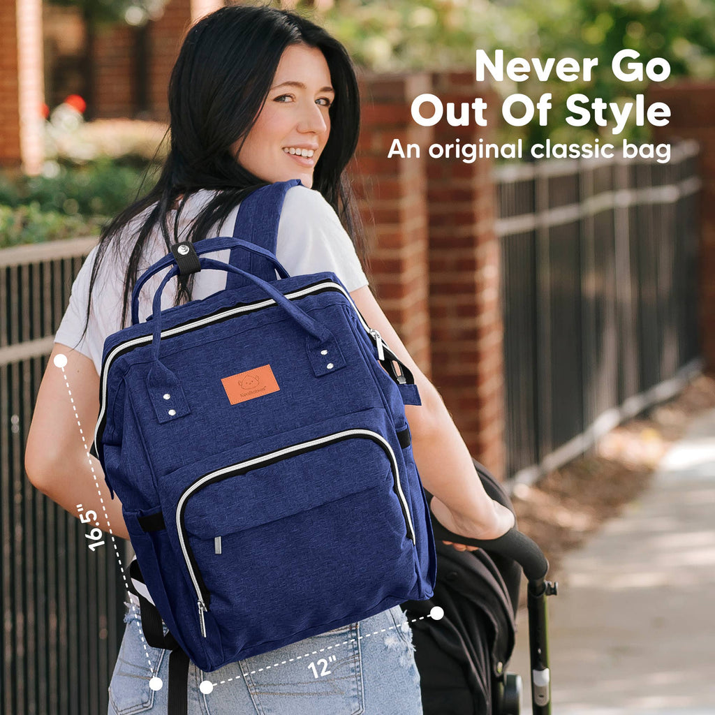 NR KEABABIES DIAPER BAG BACK PACK | MARINE BLUE