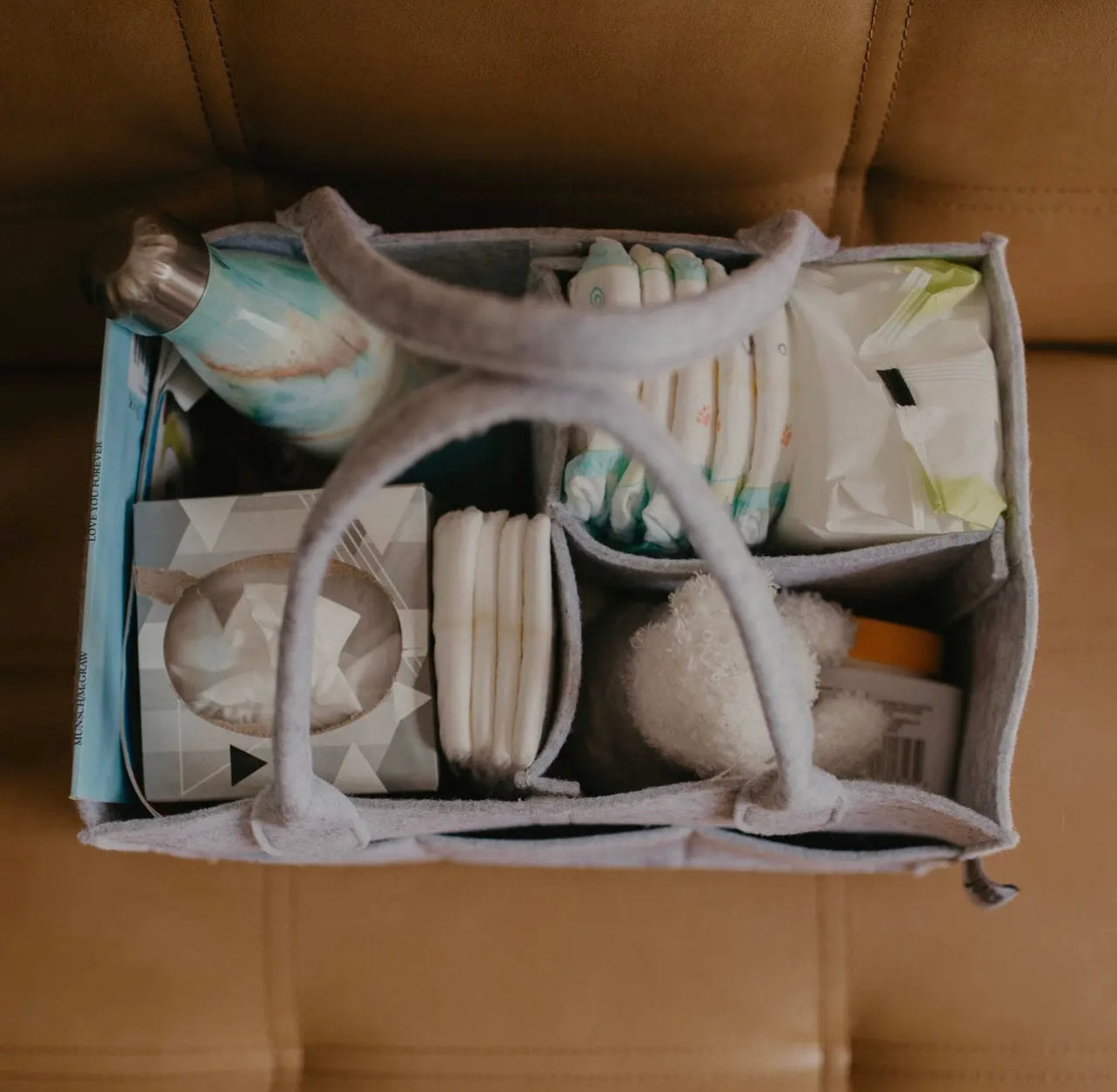NR DIAPER CADDY | GREY