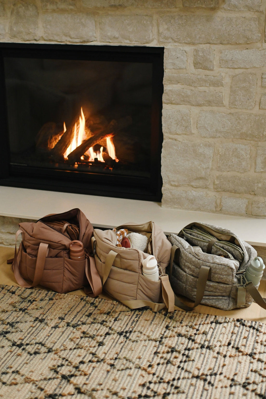 NR MINIKA DIAPER BAG | FLOWERS