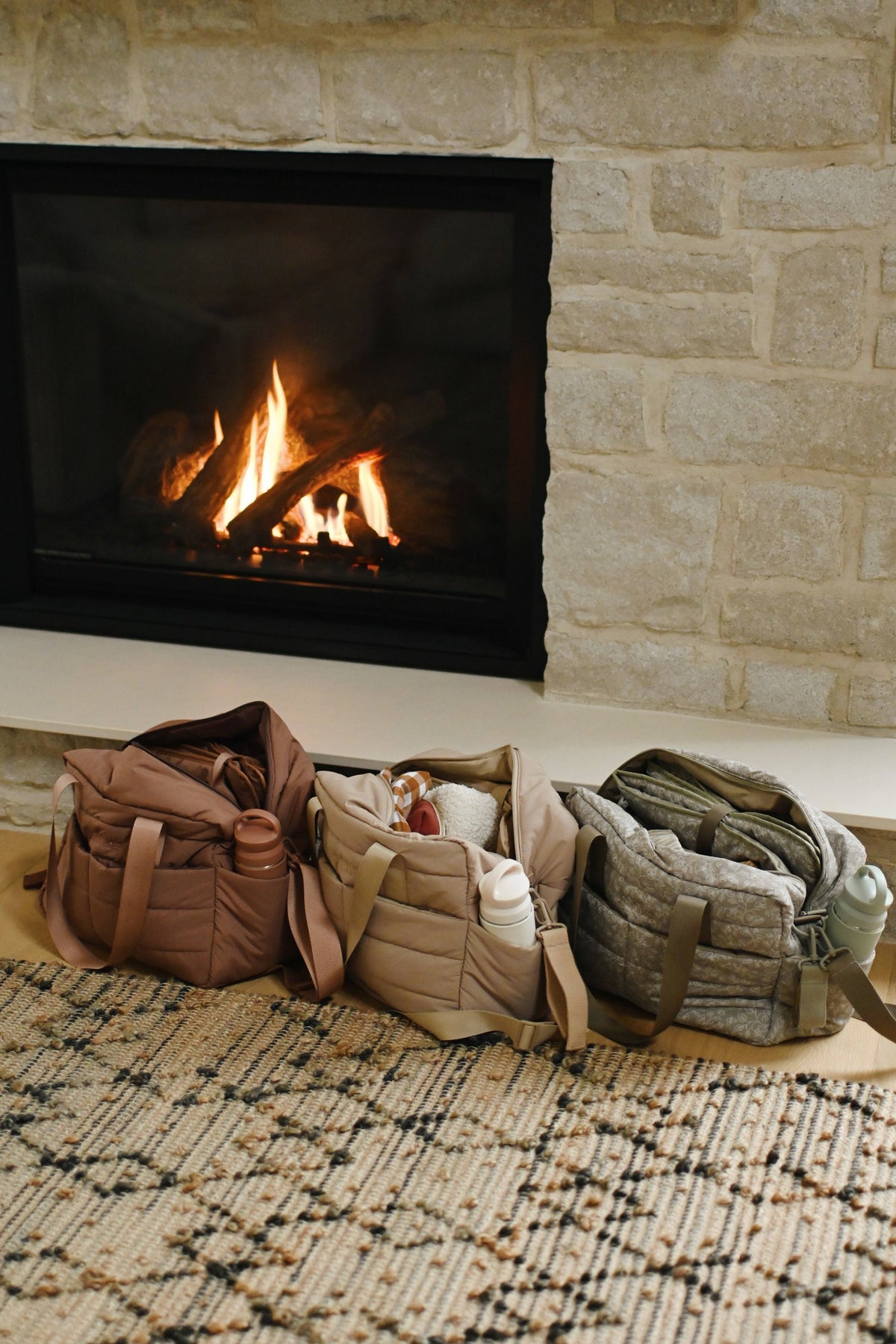 NR MINIKA DIAPER BAG | FLOWERS