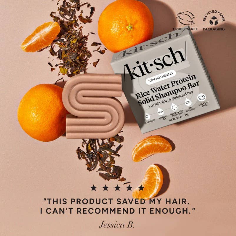 NR KITSCH SHAMPOO CONDITIONER BAR COMBO | RICE WATER HAIR GROWTH