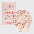 NR KITSCH ADJUSTABLE OVERSIZED SATIN BONNET | CHERRY