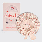 NR KITSCH ADJUSTABLE OVERSIZED SATIN BONNET | CHERRY