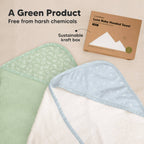 NR KEABABIES LUXE HOODED TOWEL | 35x35 | BLUE WHALE
