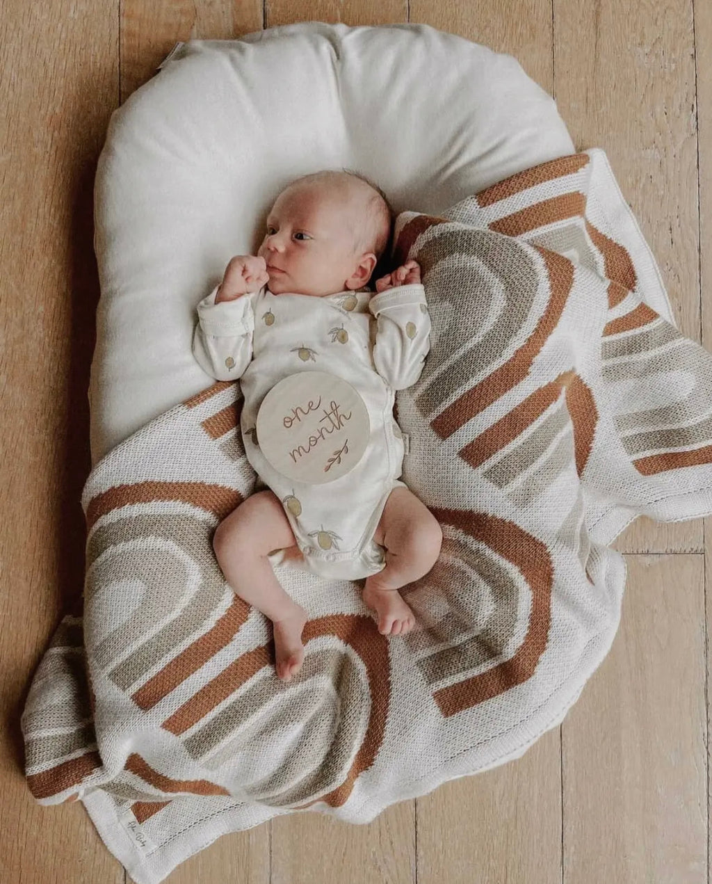 NR KNIT BLANKET | BOHO RAINBOW