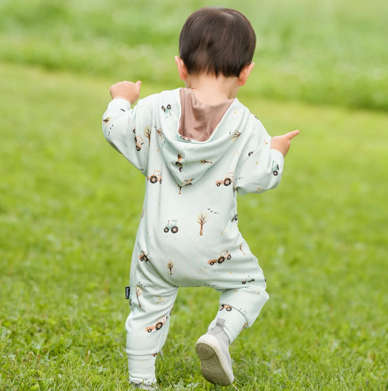 NR BELAN J BAGGY HOODIE ZIPPER JUMPSUIT | TRACTOR