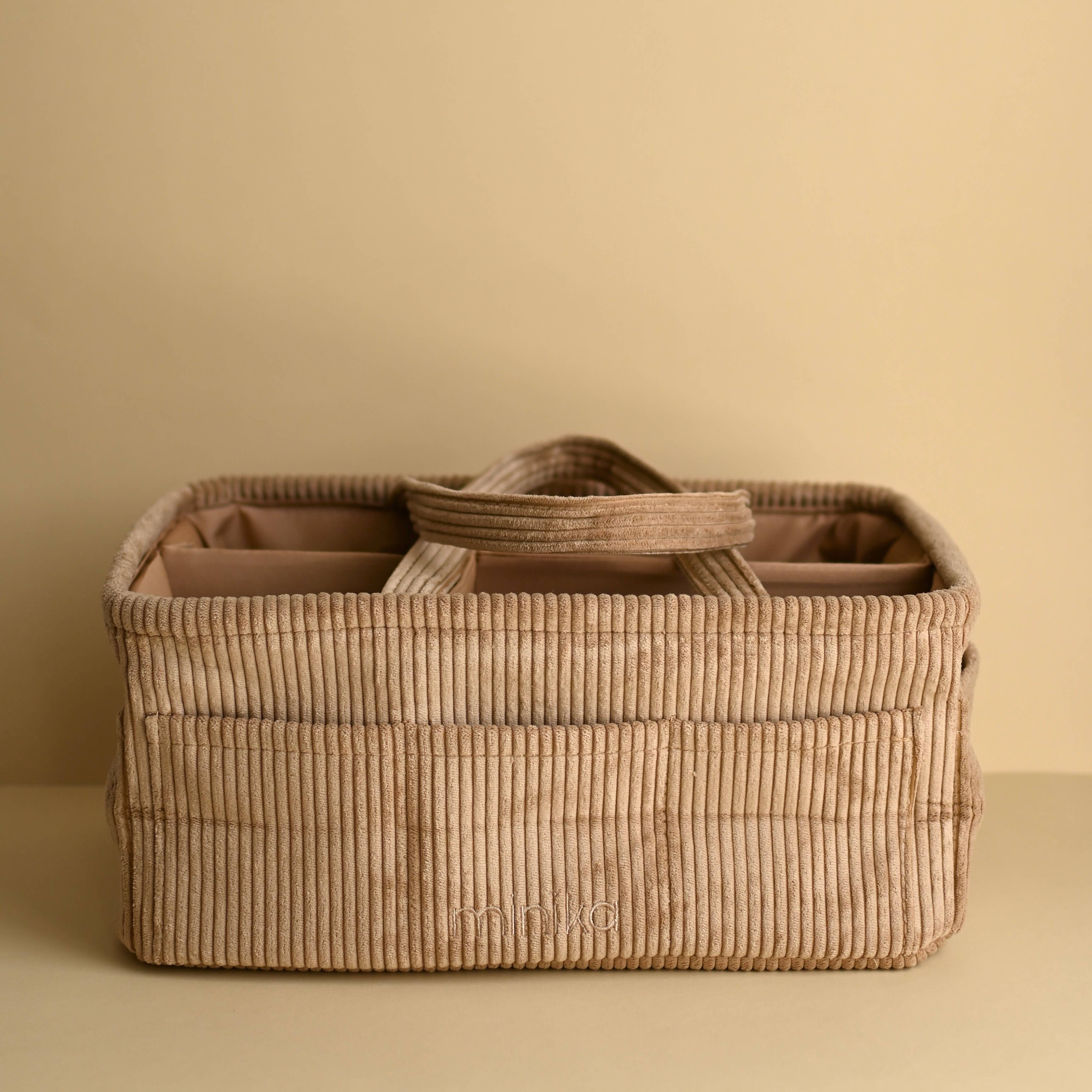 NR MINIKA DIAPER CADDY | ALMOND