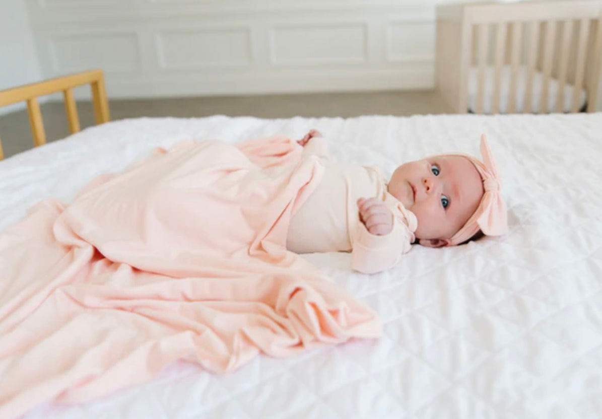 NR COPPER PEARL KNOTTED SLEEP GOWN | BLUSH PINK