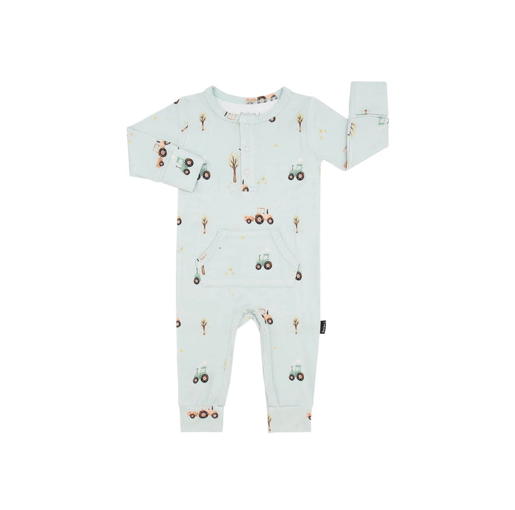 NR BELAN J LONG SLEEVE POCKET ROMPER | TRACTOR