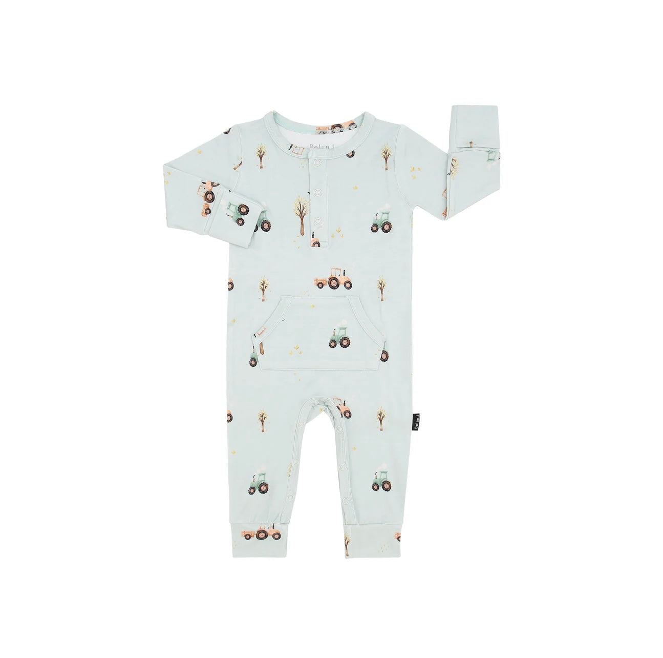 NR BELAN J LONG SLEEVE POCKET ROMPER | TRACTOR