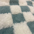 NR FUZZY BLANKET | SEA FOAM CHECKS