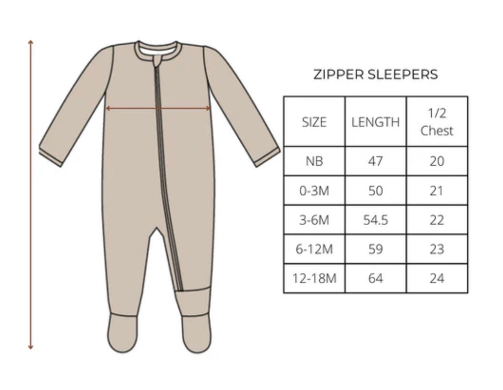 NR BELAN J FOOTED ZIPPER SLEEPER | HAY NEIGHBOR