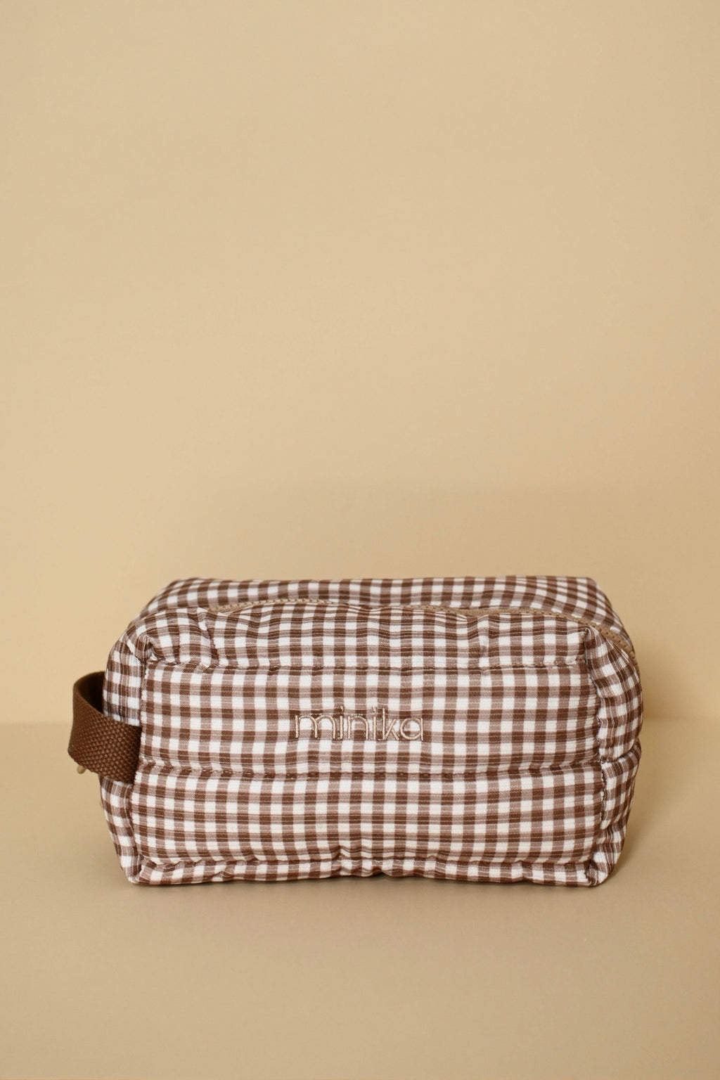 NR MINIKA POUCH | VICHY BROWN