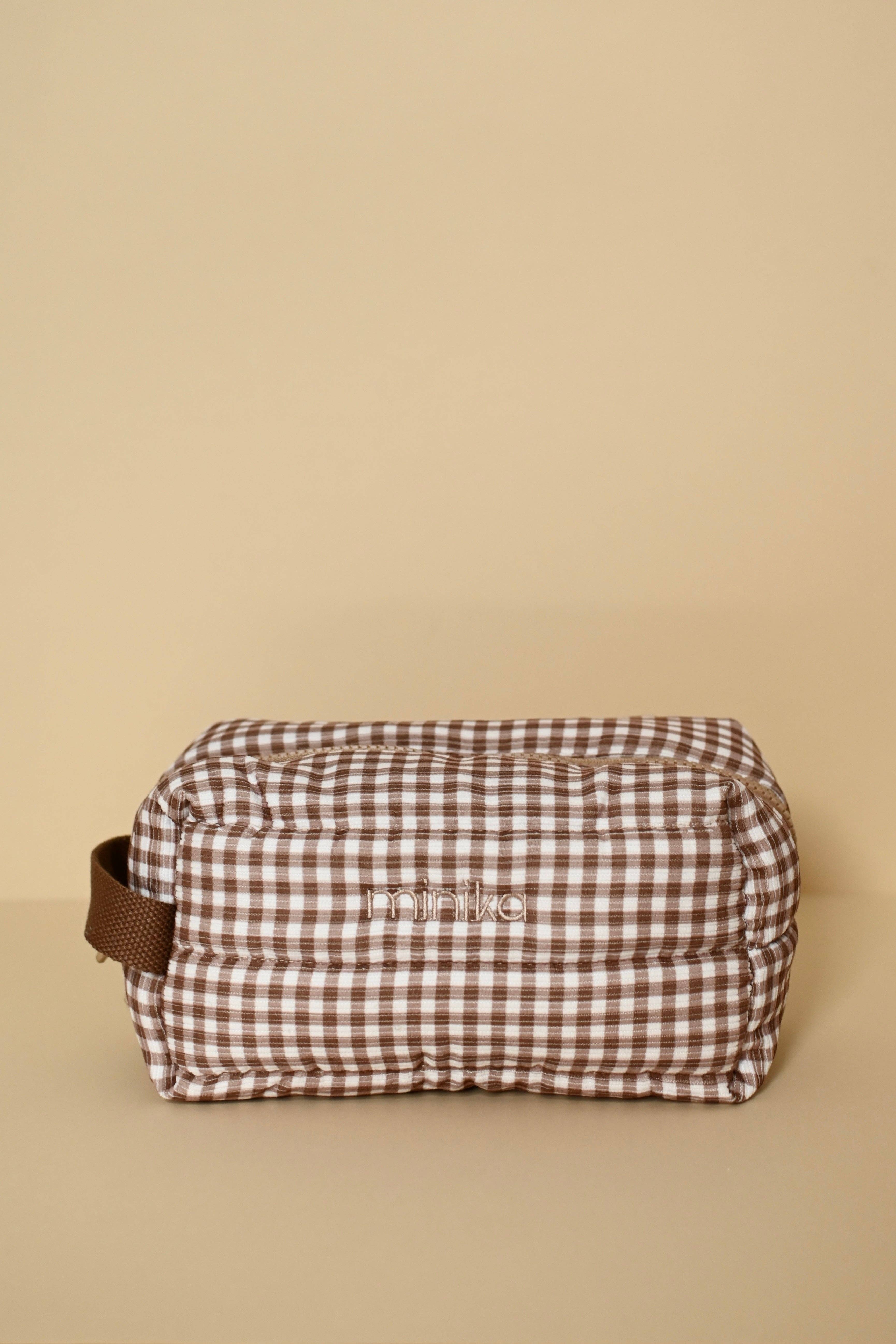 NR MINIKA POUCH | VICHY BROWN