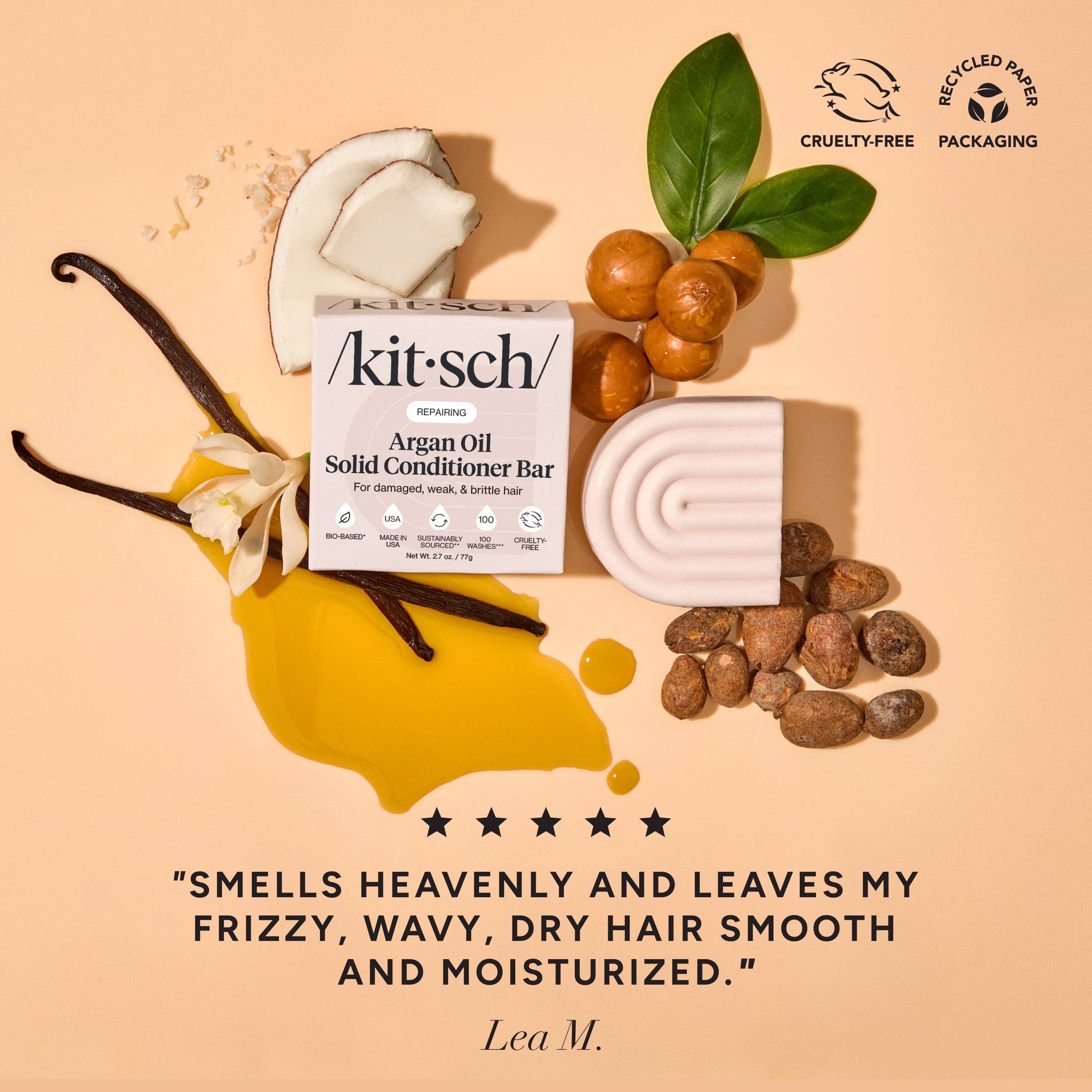 NR KITSCH SHAMPOO CONDITIONER BAR COMBO | REPAIRING ARGAN OIL