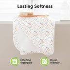 NR KEABABIES LUXE HOODED TOWEL | 35x35 | WILDFLOWERS