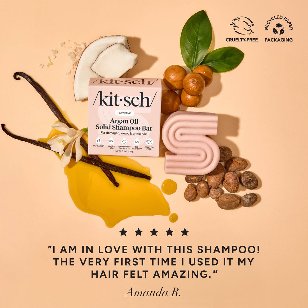 NR KITSCH SHAMPOO CONDITIONER BAR COMBO | REPAIRING ARGAN OIL
