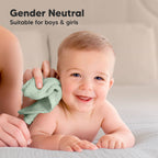 NR KEABABIES WASH CLOTHS | 6 PACK | PISTACHIO