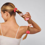 NR KITSCH SATIN SCRUNCHIES 5pc | CHERRY BLOSSUM