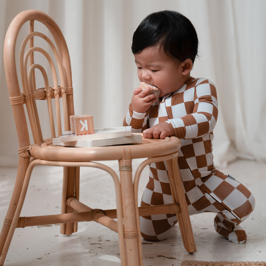 NR PIP + PHEE BAMBOO FOOTED SLEEPER | ARCTIC BLUE | 0-3