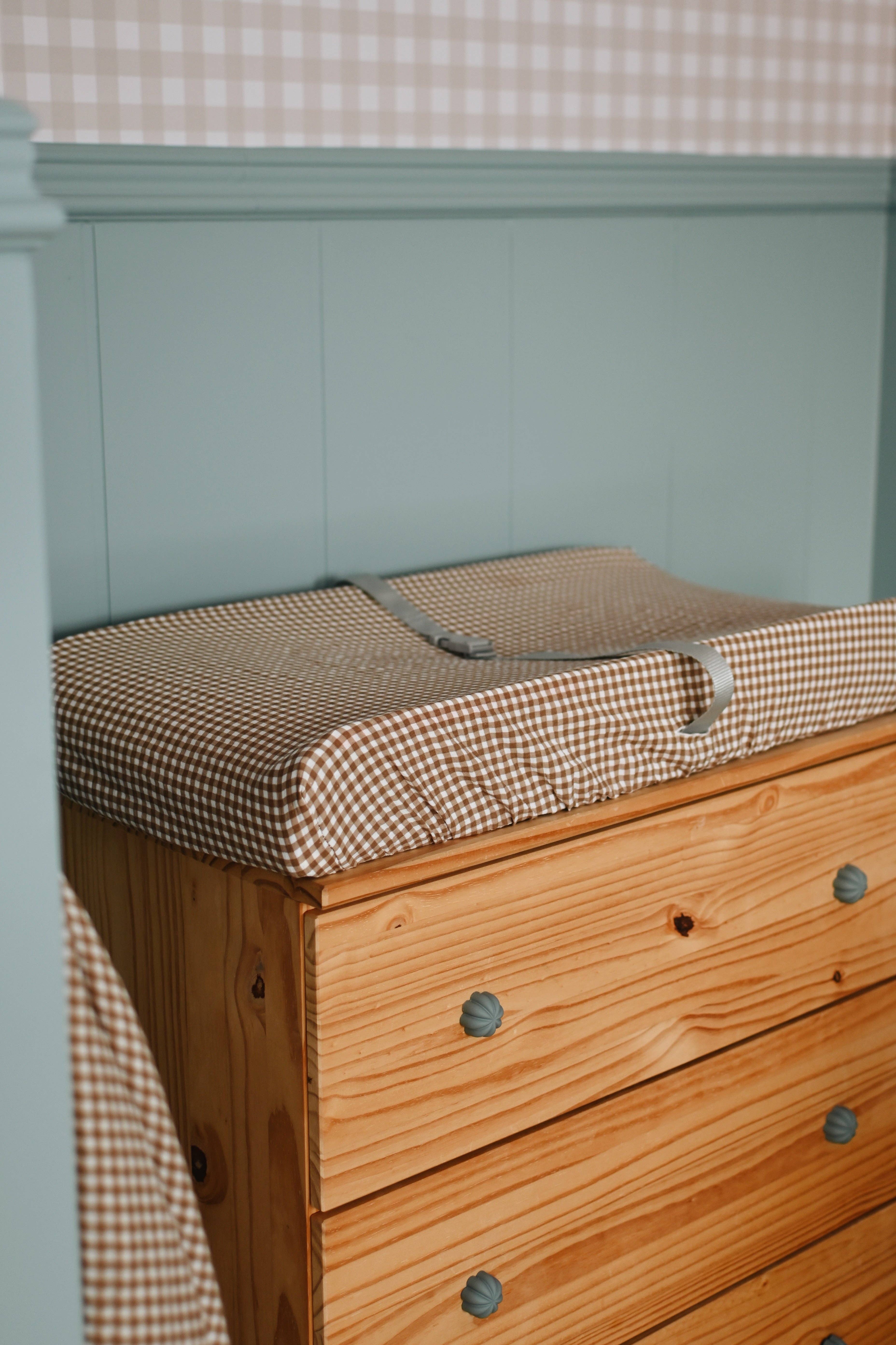 NR MINIKA CHANGING PAD COVER | VICHY BROWN