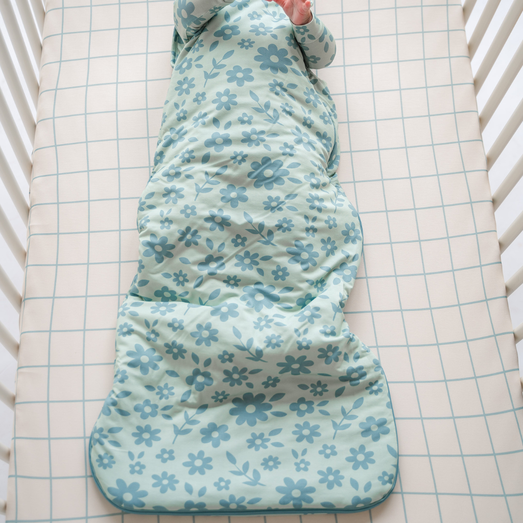 NR PIP + PHEE SLEEP BAG | MINT FLORAL | 1.0 TOG