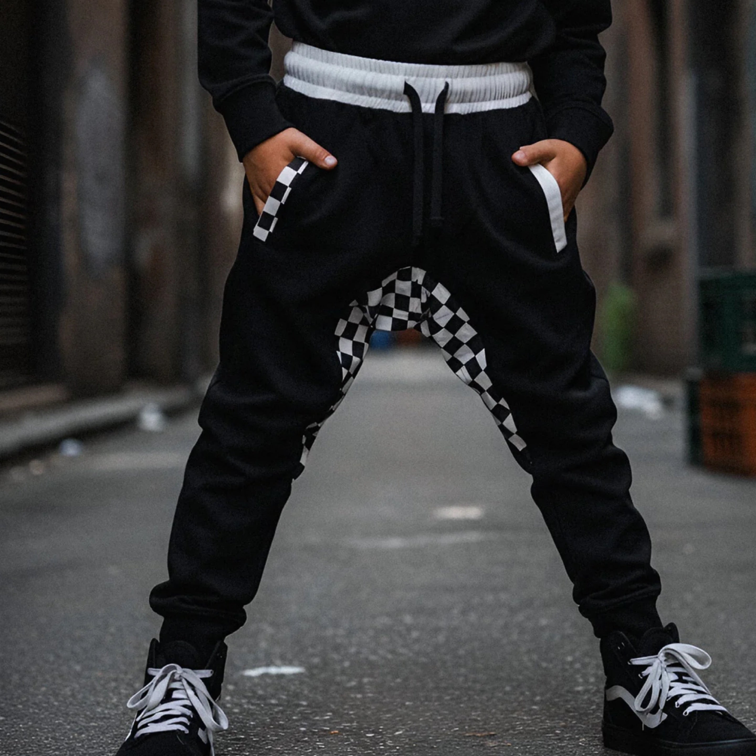 NR RAD RASCALS JERSEY JOGGER | BLACK CHECK