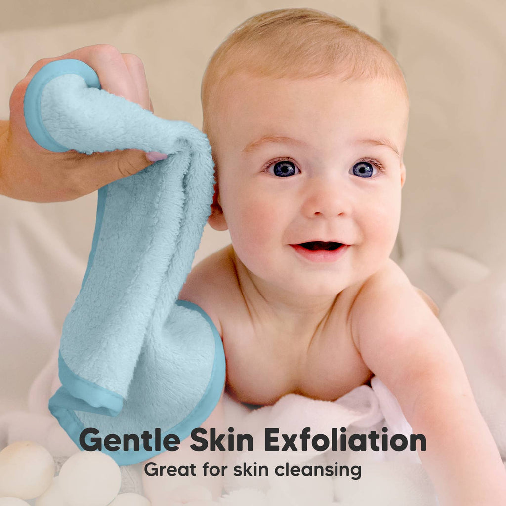 NR KEABABIES WASH CLOTHS | 6 PACK | BRAVO BLUE