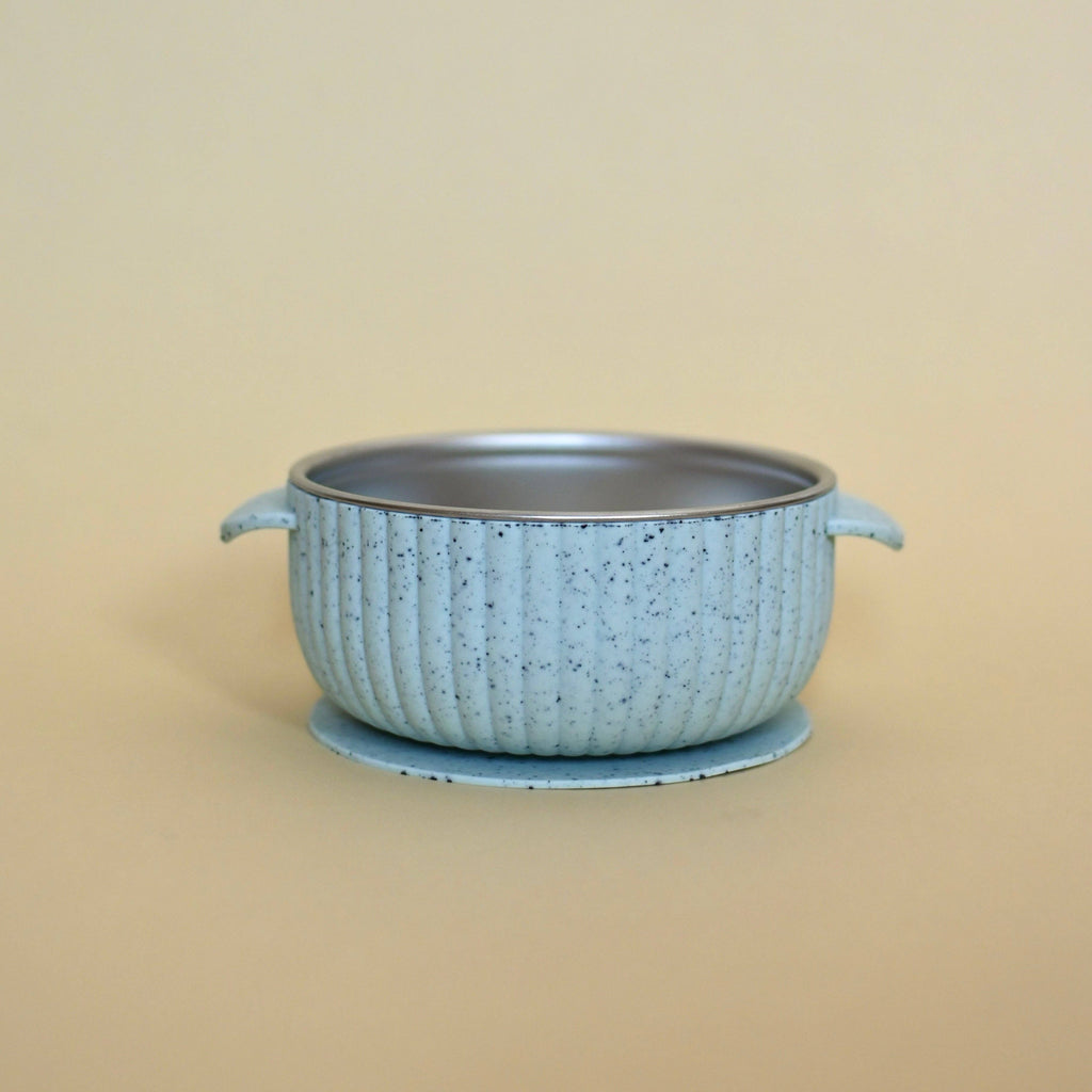 NR MINIKA STAINLESS & SILICONE BOWL | ICE