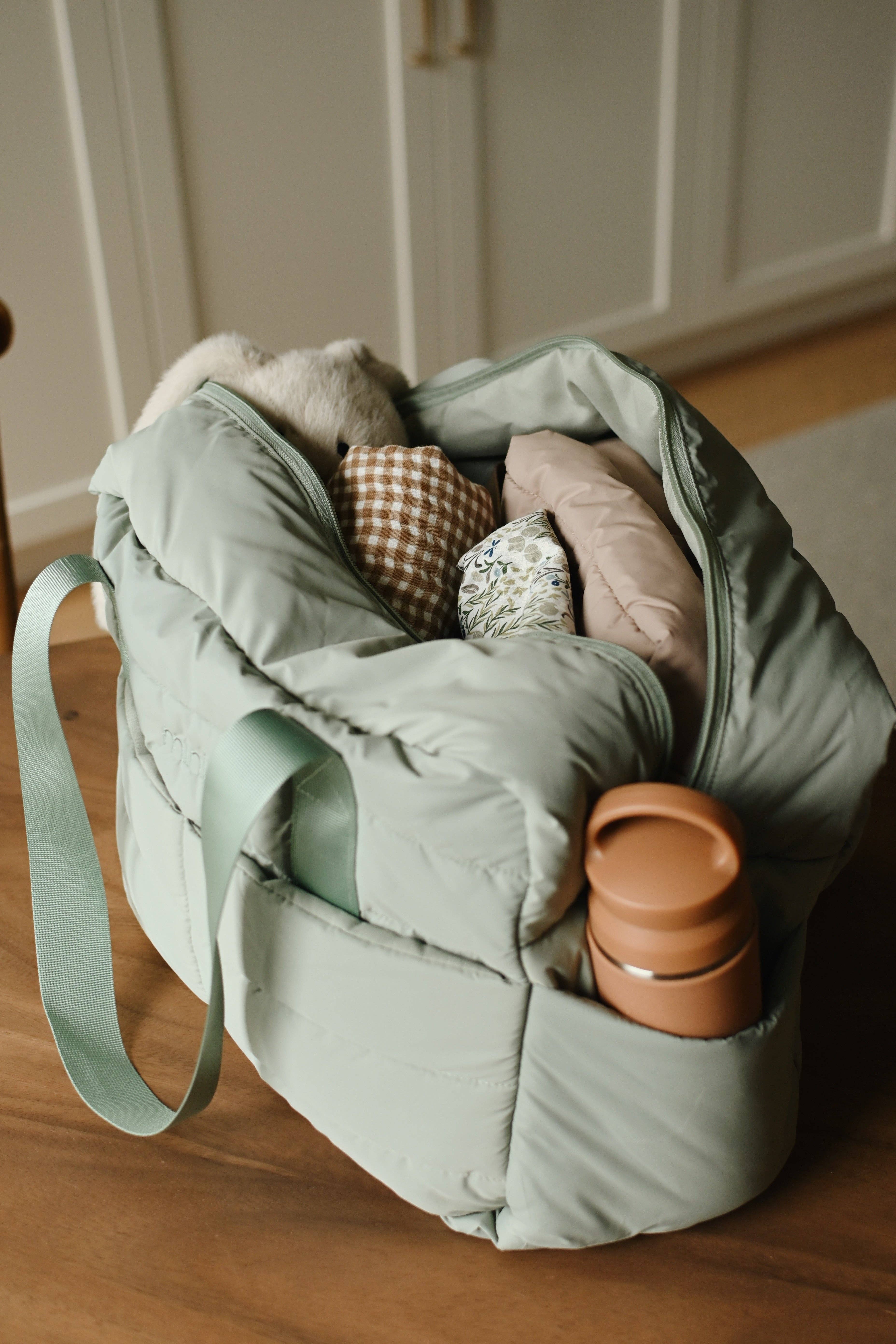 NR MINIKA DIAPER BAG | SAGE