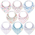 NR KEABABIES BABY BANDANA BIBS | 8-PACK | FLOURISH